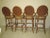 Coastal 1990s Tommy Bahama Style Barstool Not Swivel Palm Fabric Upholstered Seats- Set of 4 For Sale - Image 3 of 12