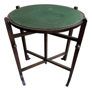 Antique Early 20th Century Revertable Coaching, Campaign or Butlers Tray Table