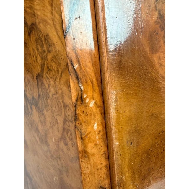 Art Deco Walnut Burl Secretary Desk from Adolf Gustav Schneck, 1924 For Sale - Image 15 of 18