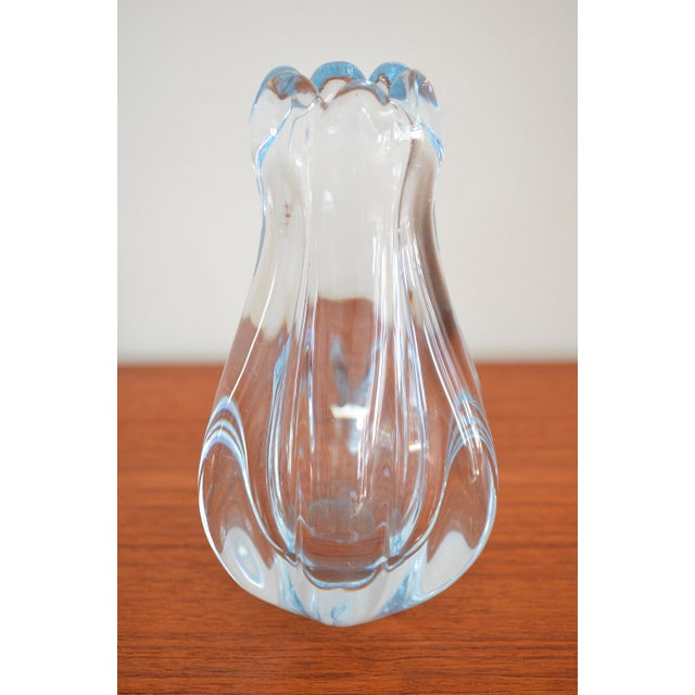 1950s Colored Glass Vase by Vicke Lindstrand for Orrefors, 1950s For Sale - Image 5 of 5