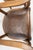 Antique French Beech Armchair in Leather and Wood, 1940, Set of 2 For Sale - Image 11 of 14