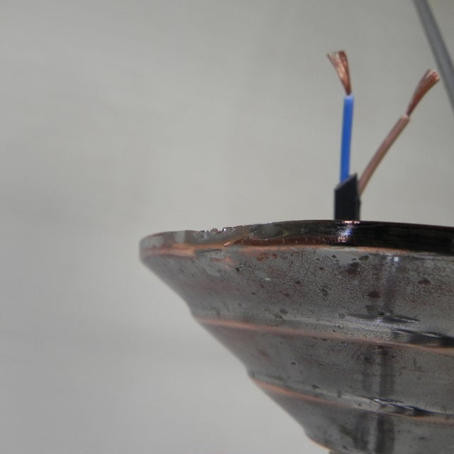 Art Deco Pendant Lamp with Opaline Glass Shade, 1930s For Sale - Image 9 of 15