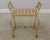 Italian Corda & Tassel Gold Finish Iron Bench For Sale - Image 13 of 13