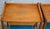 1960s Jens Risom Design Walnut Wood Leather Side End Tables a Pair 2 For Sale - Image 13 of 16