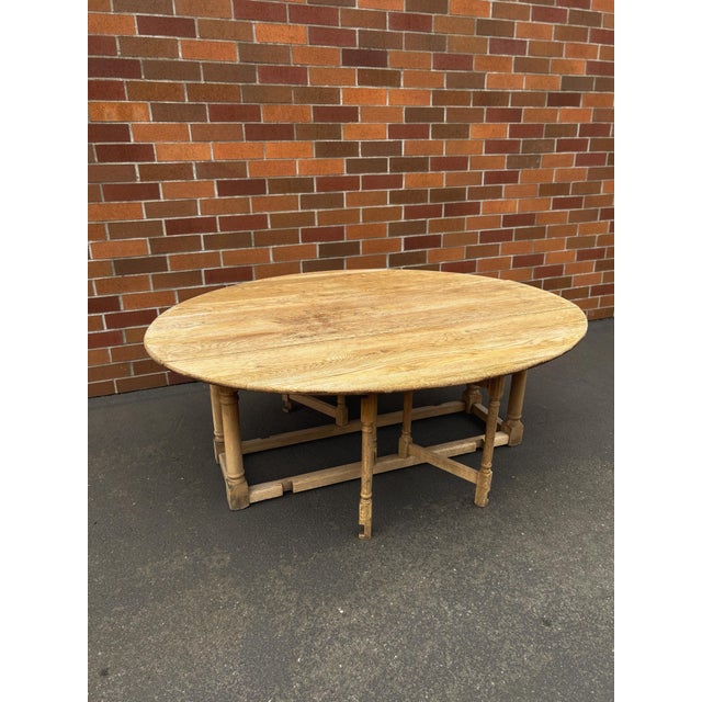 19th Century Oak Gateleg Table For Sale In Seattle - Image 6 of 18