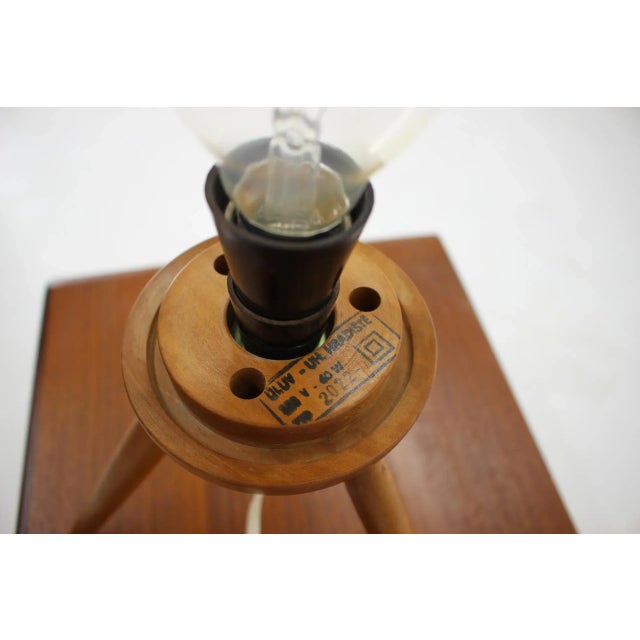 1960s Mid-Century Table Lamp from ULUV, Krásná Jizba, 1960s For Sale - Image 5 of 6