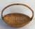 Nice oval shaped wicker handled basket!