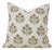 Fabdivine Linen Blend Block Print Pillow Cover – Chahat Design 14x14 Decorative Throw Cushion For Sale