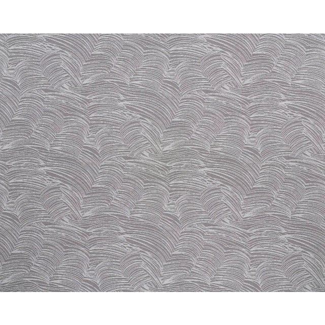 Contemporary Sample - Schumacher Jete Wallpaper in Grisaille For Sale - Image 3 of 4
