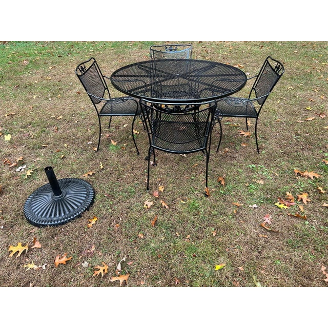 Perfect for your outdoor space! The table measures 48x29, the chairs measure 18.5x26x33 and the stand measures 21x11 Very...