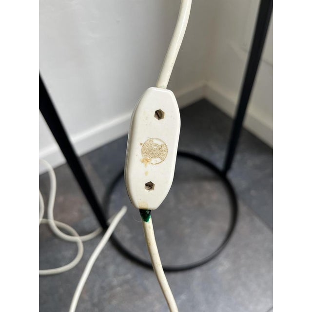 A stunning and stylish floor lamp by Carl Auböck – a design classic from Vienna, Austria! The lamp consists of two parts:...