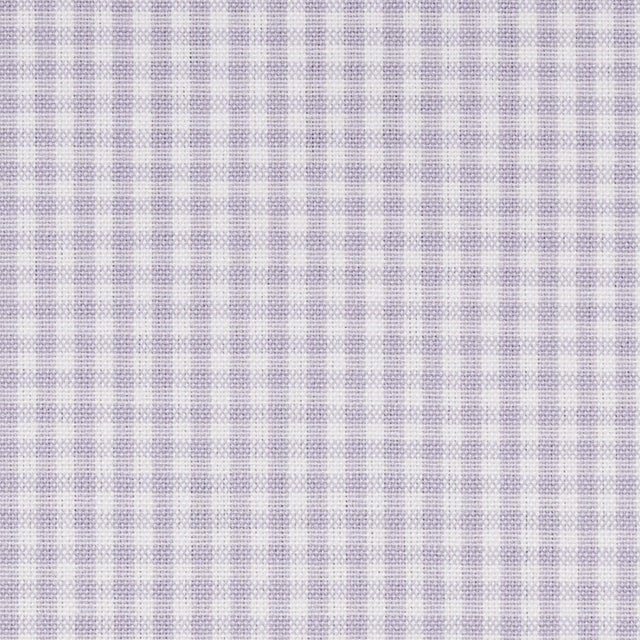 Sample - Schumacher Barnet Cotton Check Fabric in Lilac For Sale