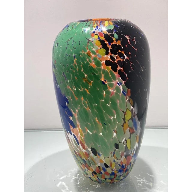 Rostrato Blue Murano Glass Vase from Simoeng For Sale - Image 5 of 10