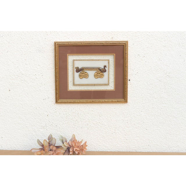 Peacock Instrument Framed Indian Wall Art For Sale In Los Angeles - Image 6 of 6