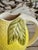 Midcentury lemon shaped hand painted ceramic pitcher. No maker’s marks.