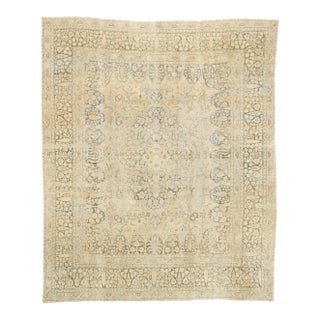 Antique Persian Tabriz Rug - 11'02 X 13'05 For Sale