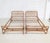 Brown Italian Bamboo Single Beds, 1960s, Set of 2 For Sale - Image 8 of 16