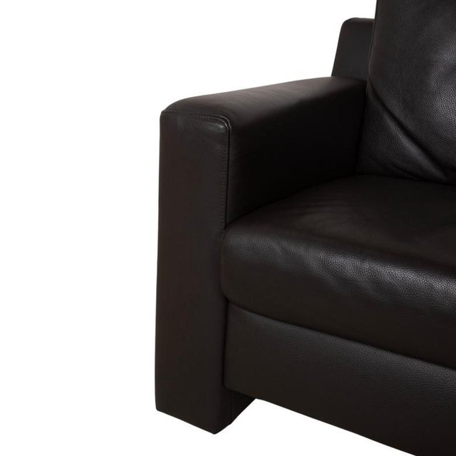 Flex Plus Leather Corner Brown Sofa by Ewald Schillig For Sale - Image 6 of 16