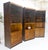 Mid-Century Modern Set of 3 Burl Wood Lighted Cabinets Wall Units Mid Century Modern MINT For Sale - Image 3 of 17