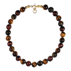 Ajd 18 Inch Chatoyant Tiger's Eye in Multi Colors Great Gift