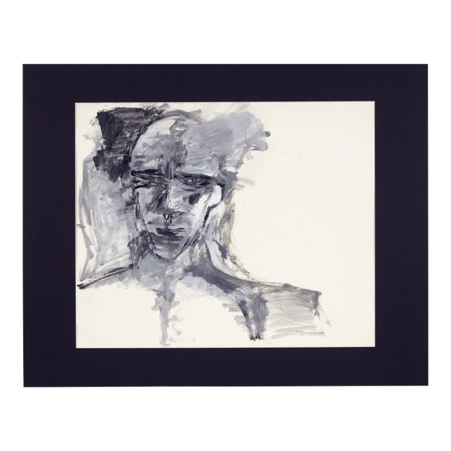 Abstract Expressionist Artists Self Portrait by Michael William Eggleston For Sale