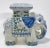 Blue Vintage Ceramic Blue and White Elephant Stand For Sale - Image 8 of 11