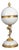 Napoleon III Opaline Candy Dish with Gilded Bronze Frame, Early 20th Century For Sale