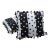 Pair Mackenzie Childs Square Decorative Throw Pillow For Sale