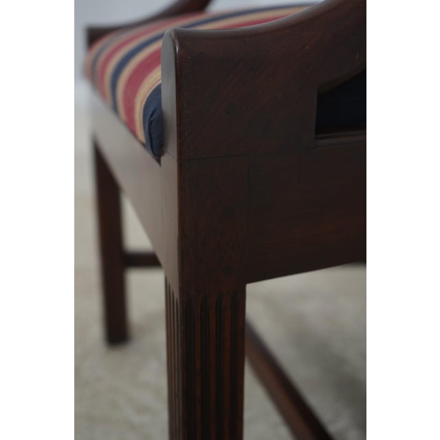 Kittinger Historic Newport Tall Back Mahogany Armchair For Sale - Image 15 of 18