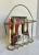 Metal Vintage Postmodern Gold Brass Oval Magazine Rack For Sale - Image 7 of 8