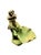 A sweet vintage frog holding a lily pad catchall trinket statue. The sweet little frog has such a cute happy face while...