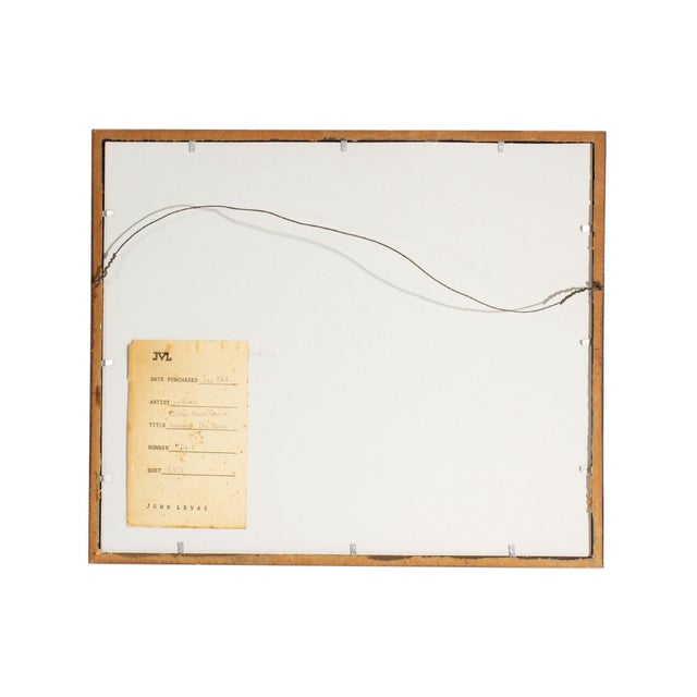1960s Abstract Watercolor Painting by Le Rouse For Sale In Indianapolis - Image 6 of 8