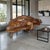 Wood Freeform Sculptural Organic Modern Wood Sofa Bench For Sale - Image 7 of 15
