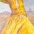 Mid 20th Century Figure Painting of a Girl in Yellow on a Soutwestern Mesa Landscape For Sale - Image 5 of 14