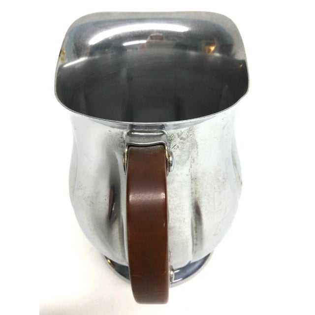 Art Deco Bakelite Farber Bros Krome Kraft Cream and Sugar Stainless For Sale In Portland, ME - Image 6 of 11