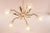 Gold Mid-Century Chandelier by Emil Stejnar for Rupert Nikoll For Sale - Image 8 of 9