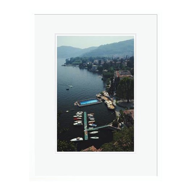 Hotel on Lake Como 1983 by Slim Aarons Framed C Print For Sale