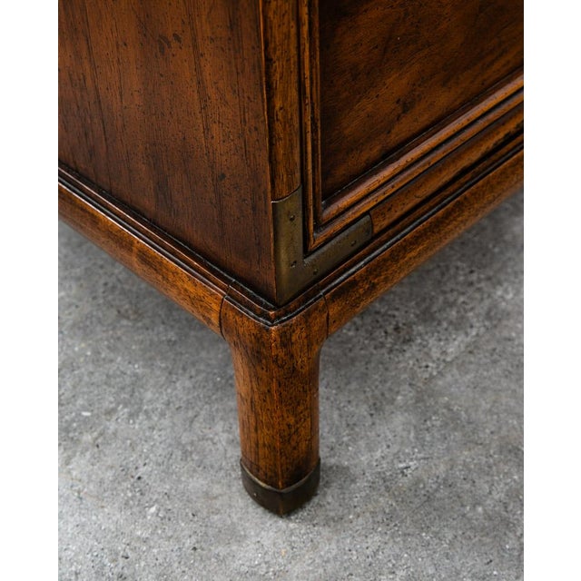 Mid Century Modern Dresser Gentlemans Chest 8 Drawer Wood Henredon Circa '75 MCM For Sale - Image 12 of 12
