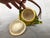 Yellow Decorative Ceramic Teapot With Bamboo Handle For Sale - Image 8 of 13