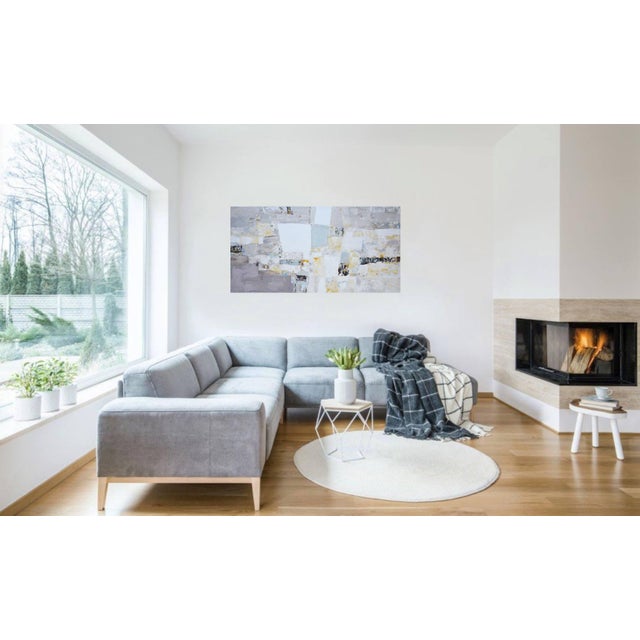 Abstraction Morning.Original Modern Hand Painting For Sale - Image 10 of 13