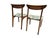 Mid-Century Modern Mid Century Lane Perception Solid Walnut Dining Chairs S/2 For Sale - Image 3 of 7