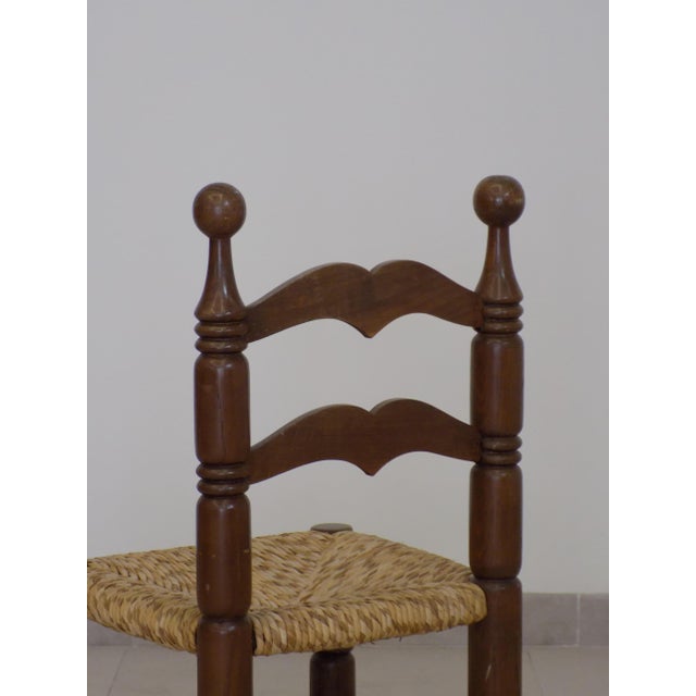Brutalist Small Armchair in the style of Charles Dudouyt, 1960s For Sale - Image 6 of 9