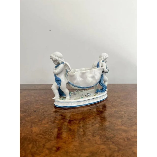 Antique Victorian Continental Porcelain Group, 1880s For Sale - Image 6 of 7
