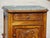 Antique Louis XV Style Walnut Bedside Table with Marble Top, 1950s For Sale - Image 4 of 18