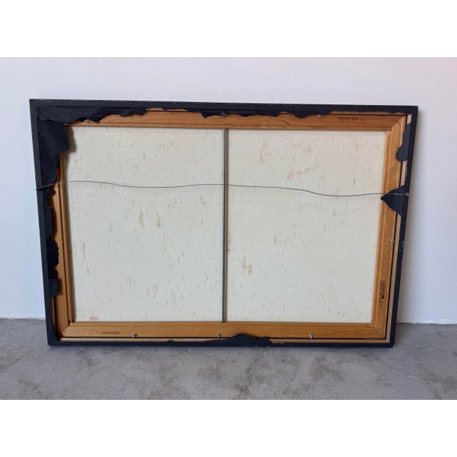 1980’s Beverly Parisian Cityscape Street Scene Oil on Canvas Painting, Wood Framed For Sale - Image 12 of 12