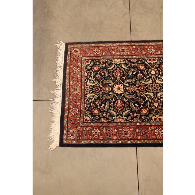 Persian Kashan Style Hand Tied Rug — 31" x 55" For Sale - Image 17 of 18