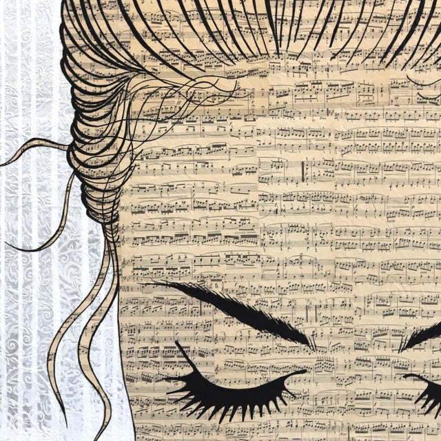 Large Figurative Original Artwork by Martina Niederhauser "Imagination Has No Limit" For Sale - Image 4 of 9