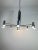 Minimalist 9-Light Steel Chandelier in the style of Angelo Brotto, 1970s For Sale - Image 3 of 10