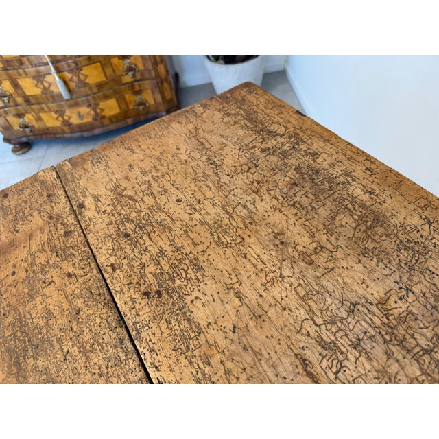 Rustic Farmhouse Dining Table in Natural Wood For Sale - Image 15 of 17