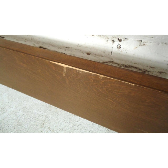 Wood Mid-Century Modern Bed Attributed to Paul Frankl For Sale - Image 7 of 10